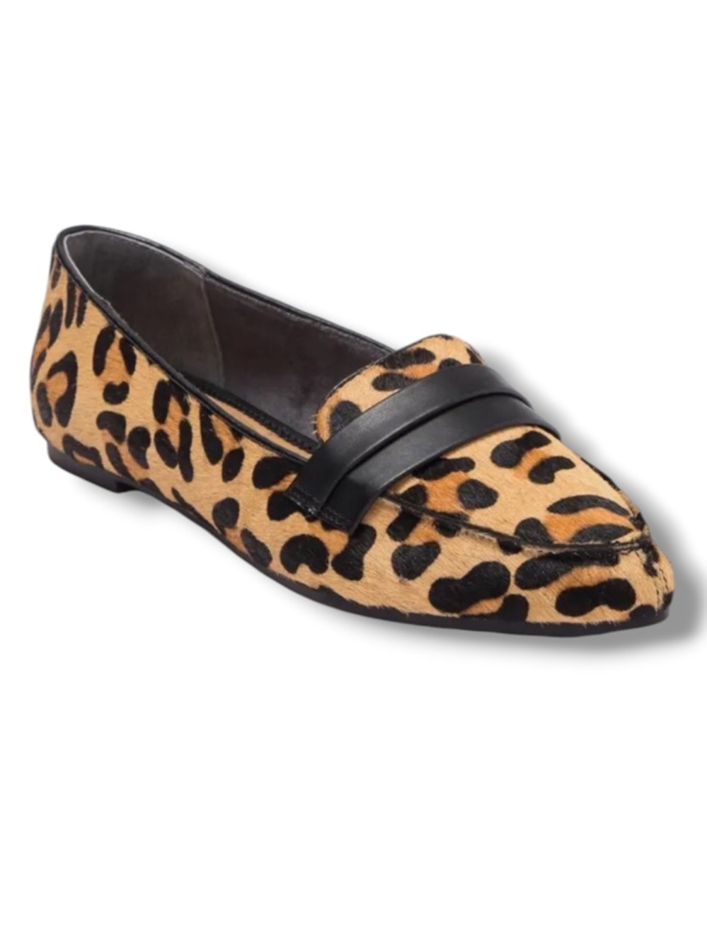 Adam Tucker by Me Too Women’s Alissa Loafer Flats Genuine Calf Fur Pointed Shoes